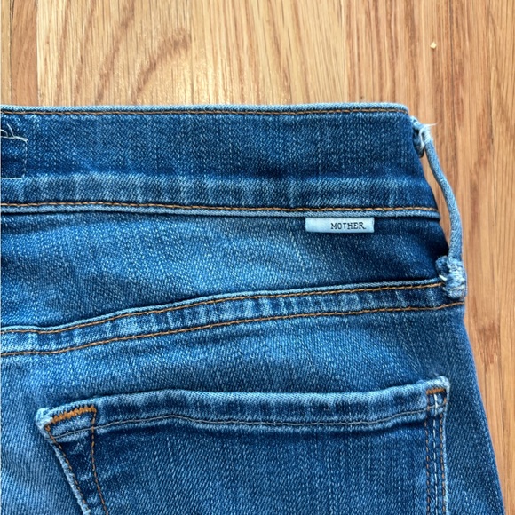 Mother Denim Skinny Jeans Size 26 Blue Mid Rise Stretch - Picture 6 of 7